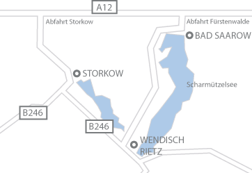Autobahnabfahrt vergrößert